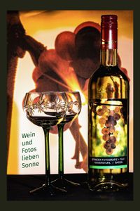 Wein Foto Text